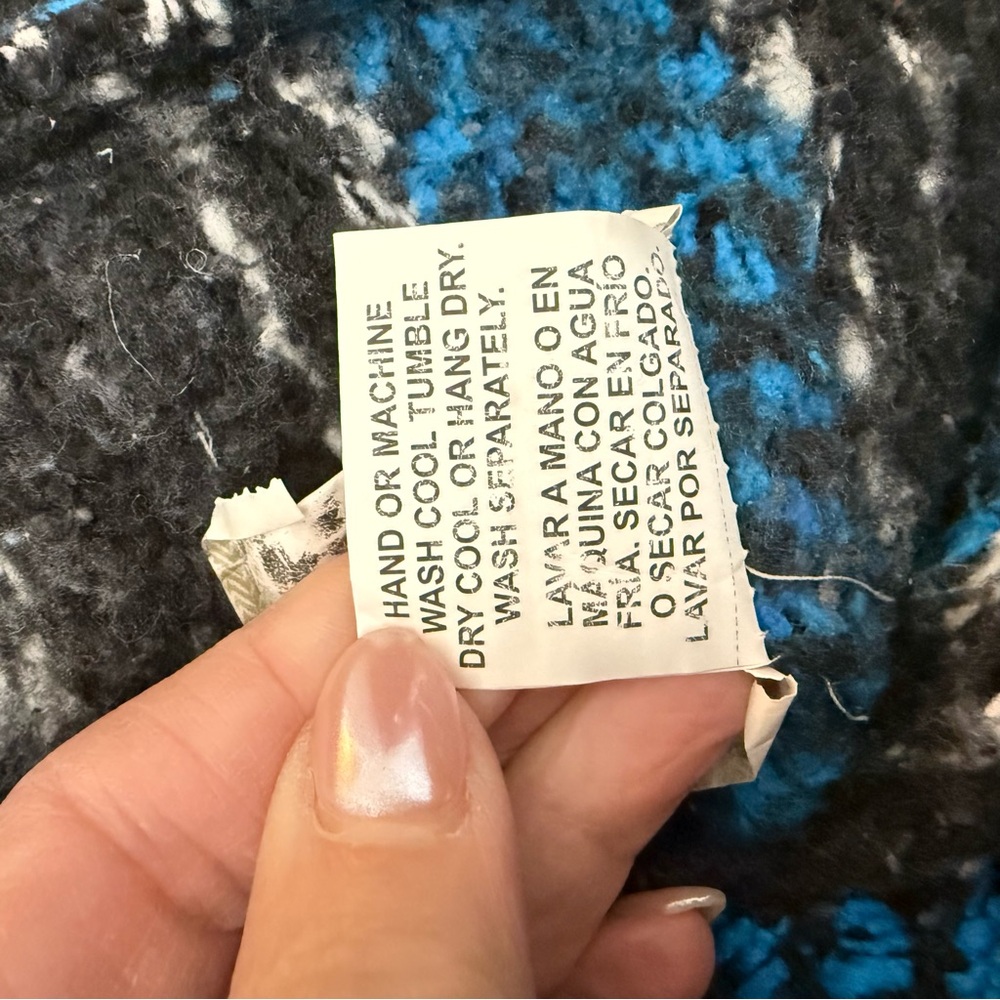 Earth Rags Baja Poncho Hoodie Size XL - Picture 10 of 10